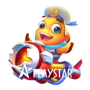 Player aiming at fish in kingph fishing arcade game